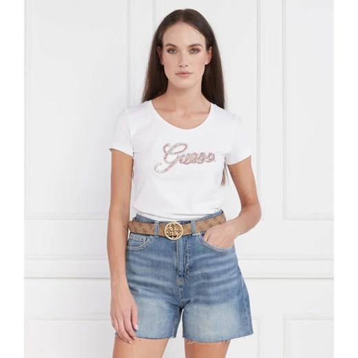 GUESS T-shirt | Regular Fit ze sklepu Gomez Fashion Store w kategorii Bluzki damskie - zdjęcie 163986569