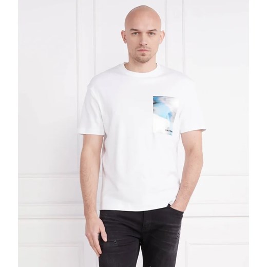 Calvin Klein T-shirt Glitch | Regular Fit Calvin Klein XXL okazyjna cena Gomez Fashion Store