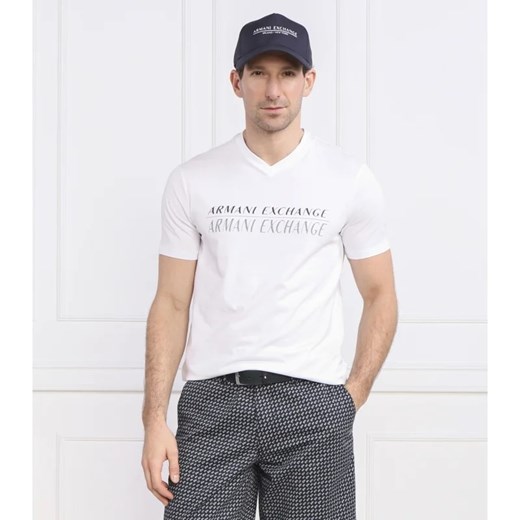 Armani Exchange T-shirt | Slim Fit ze sklepu Gomez Fashion Store w kategorii T-shirty męskie - zdjęcie 163986859