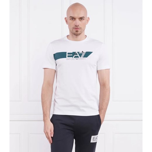 EA7 T-shirt | Regular Fit ze sklepu Gomez Fashion Store w kategorii T-shirty męskie - zdjęcie 163986897