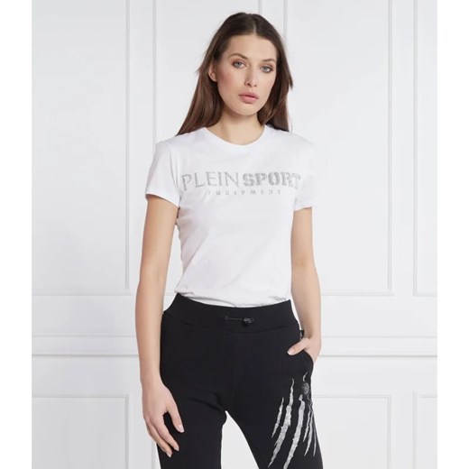 Plein Sport T-shirt | Slim Fit ze sklepu Gomez Fashion Store w kategorii Bluzki damskie - zdjęcie 163987138