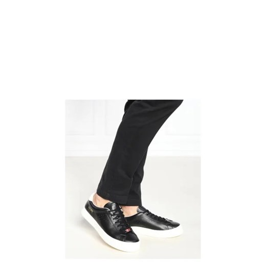 Kenzo Skórzane trampki KENZOSWING LOW Kenzo 40 wyprzedaż Gomez Fashion Store