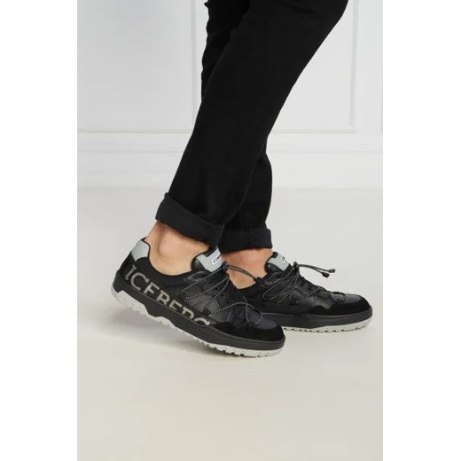 Buty sportowe męskie Iceberg ze skóry