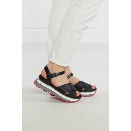 Liu Jo Skórzane sandały MAXI WONDER 11 Liu Jo 36 promocja Gomez Fashion Store