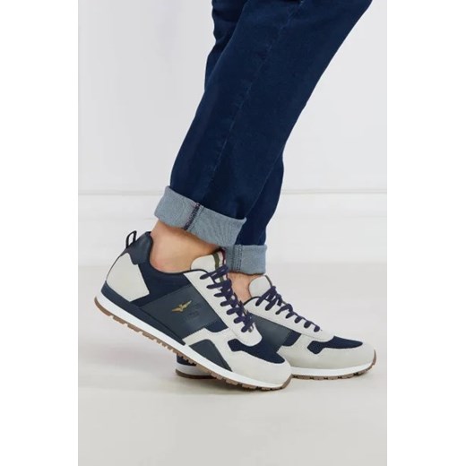 Buty sportowe męskie Aeronautica Militare skórzane