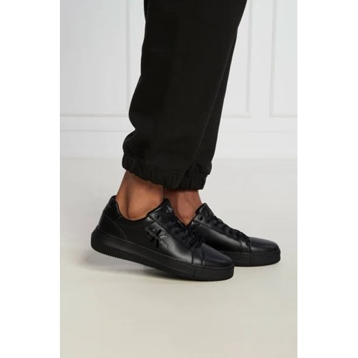 CALVIN KLEIN JEANS Skórzane trampki CHUNKY CUPSOLE MONOLOGO 45 Gomez Fashion Store promocja