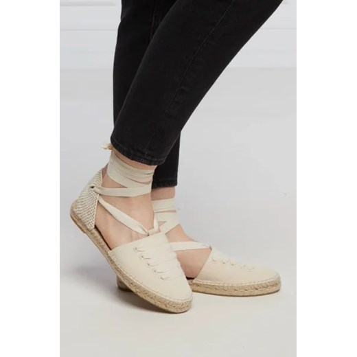 Weekend MaxMara Espadryle | z dodatkiem skóry Weekend Maxmara 39 okazyjna cena Gomez Fashion Store