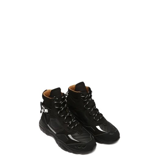 Buscemi Skórzane sneakersy Kombat high Buscemi 43 wyprzedaż Gomez Fashion Store