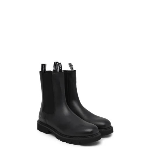 Buty zimowe męskie Karl Lagerfeld bez zapięcia jesienne