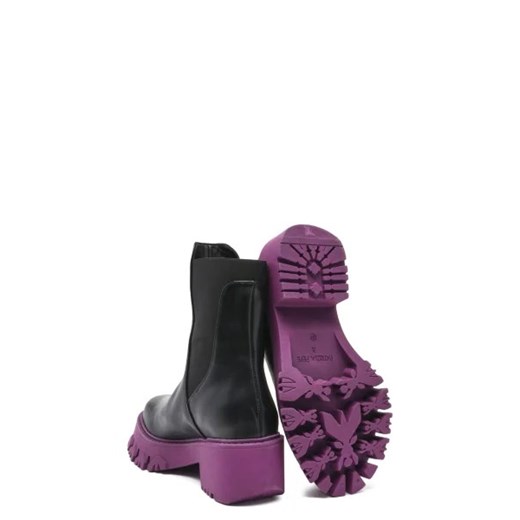 Patrizia Pepe Skórzane botki STIVALI Patrizia Pepe 37 okazja Gomez Fashion Store