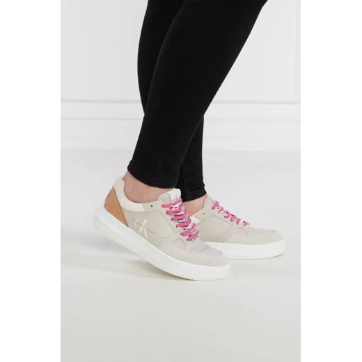 CALVIN KLEIN JEANS Skórzane sneakersy CHUNKY CUPSOLE FLUO CONTRAST 41 okazyjna cena Gomez Fashion Store
