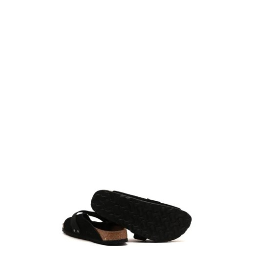 Birkenstock Skórzane klapki Kyoto VL 38 Gomez Fashion Store