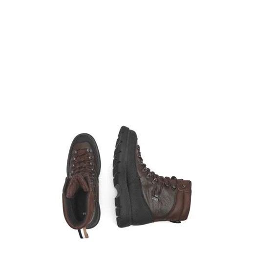 BOSS Skórzane buty trekkingowe Jacob_Boot_grrb 42 okazja Gomez Fashion Store