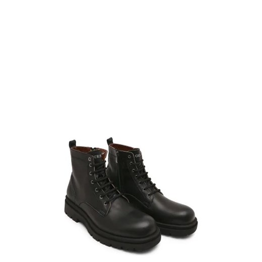 Buty zimowe męskie Guess z tworzywa sztucznego