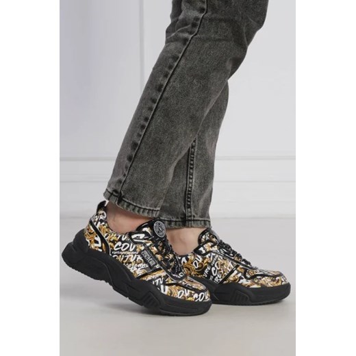 Buty sportowe damskie Versace Jeans sneakersy z tkaniny