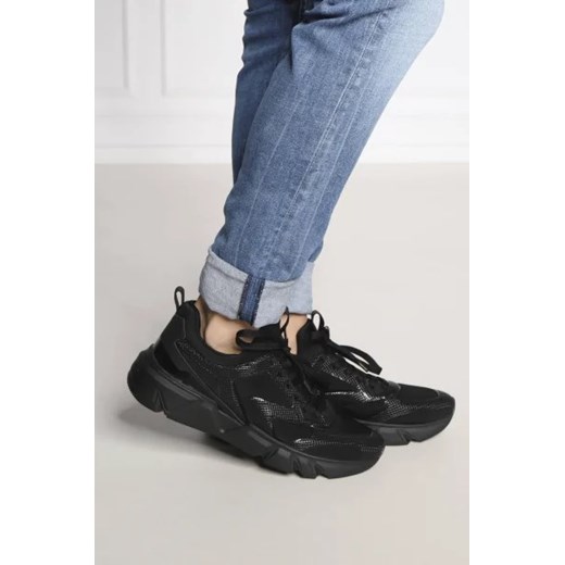 Calvin Klein Sneakersy LOW TOP LACE UP NEO MIX | z dodatkiem skóry Calvin Klein 41 promocja Gomez Fashion Store