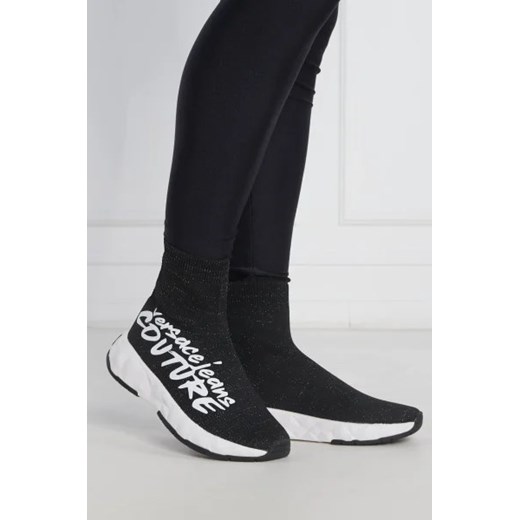 Buty sportowe damskie Versace Jeans sneakersy z tworzywa sztucznego