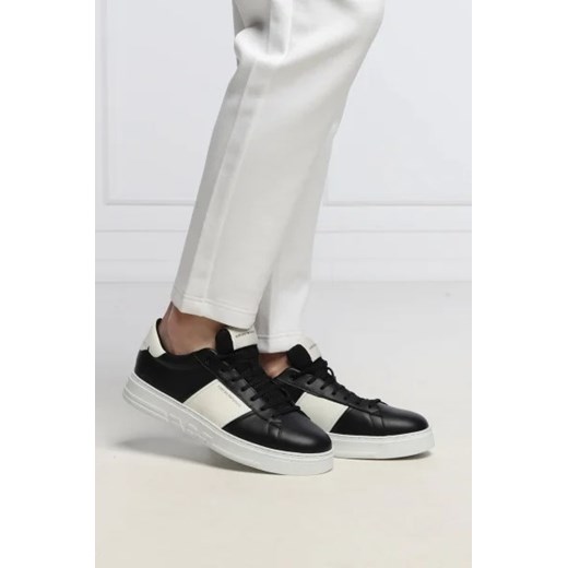 Emporio Armani Trampki | z dodatkiem skóry Emporio Armani 43 wyprzedaż Gomez Fashion Store