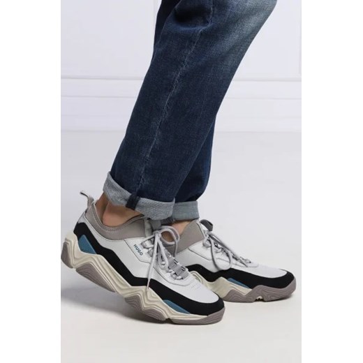 Buty sportowe męskie Hugo Boss skórzane