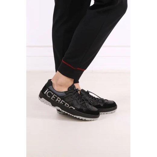 Iceberg Skórzane sneakersy Iceberg 45 okazyjna cena Gomez Fashion Store