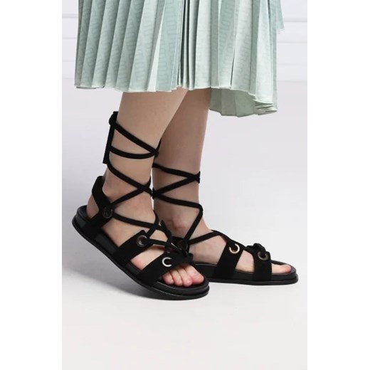TWINSET Skórzane sandały GLADIATORE Twinset 37 Gomez Fashion Store promocyjna cena