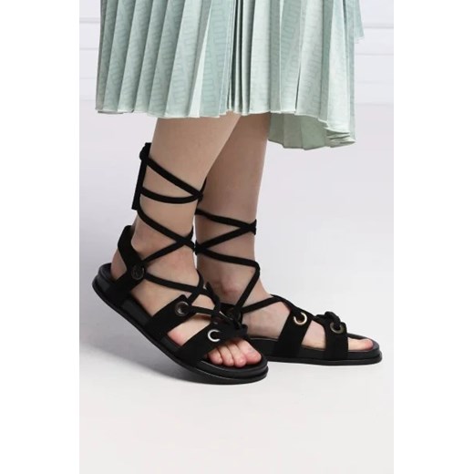 TWINSET Skórzane sandały GLADIATORE Twinset 39 promocyjna cena Gomez Fashion Store