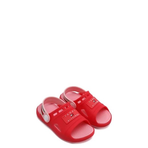 Sandały dziecięce czerwone Tommy Hilfiger letnie z tworzywa sztucznego 