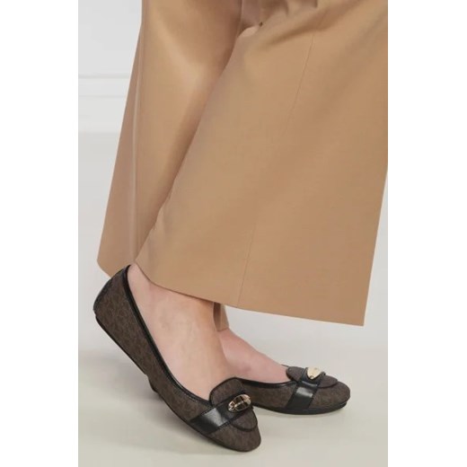 Michael Kors Baleriny PLATE MOC | z dodatkiem skóry Michael Kors 5 Gomez Fashion Store wyprzedaż