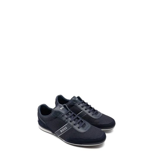 BOSS BLACK Sneakersy Saturn_Lowp_merb | z dodatkiem skóry 41 okazja Gomez Fashion Store