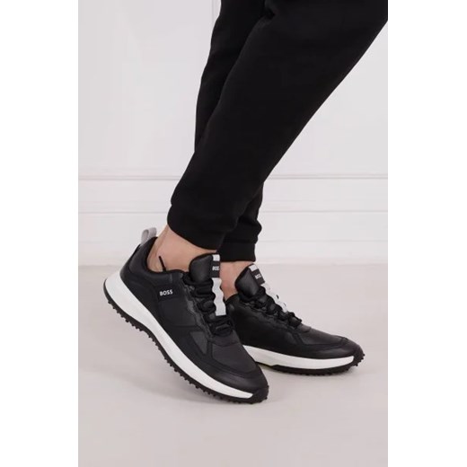 BOSS BLACK Sneakersy Cedric_Runn_flpf 44 okazyjna cena Gomez Fashion Store