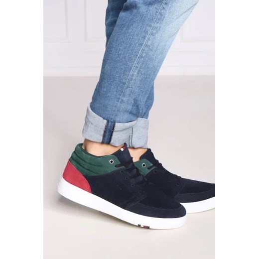 Tommy Hilfiger Skórzane sneakersy MODERN CUPSOLE CHUKKA SUEDE Tommy Hilfiger 44 promocja Gomez Fashion Store