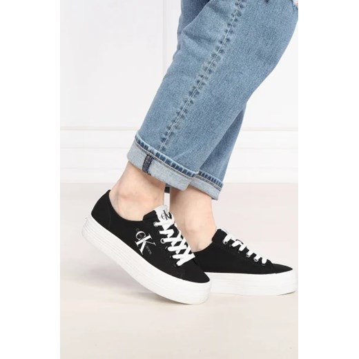 CALVIN KLEIN JEANS Tenisówki VULC FLATFORM MONO 41 okazyjna cena Gomez Fashion Store