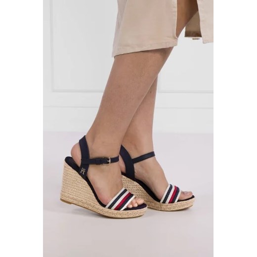 Tommy Hilfiger Koturny | z dodatkiem skóry Tommy Hilfiger 40 Gomez Fashion Store