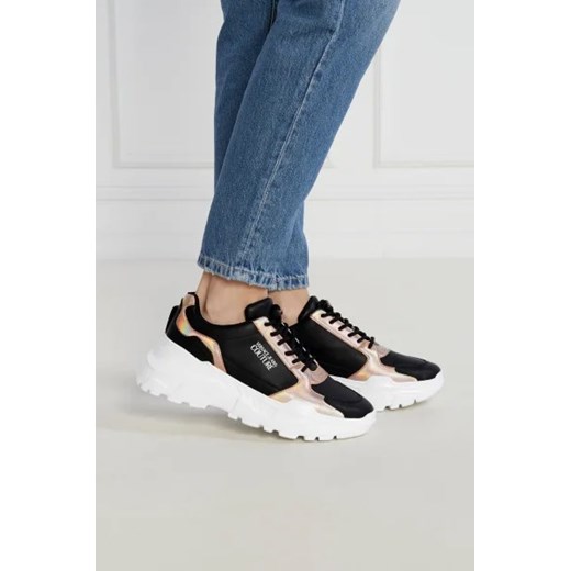 Versace Jeans Couture Skórzane sneakersy 40 Gomez Fashion Store promocyjna cena