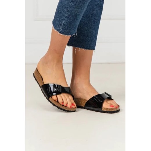 Birkenstock Klapki Madrid | narrow fit | z dodatkiem skóry 36 Gomez Fashion Store
