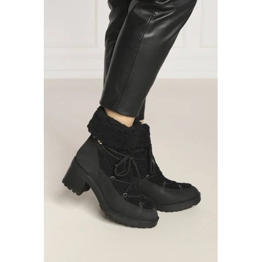 Workery damskie Love Moschino casual z tworzywa sztucznego