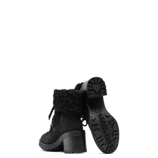 Workery damskie Love Moschino casual z tworzywa sztucznego