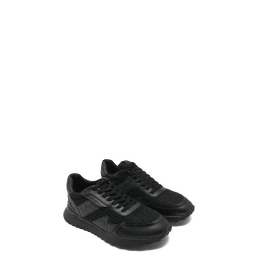 Buty sportowe męskie Michael Kors czarne z tworzywa sztucznego sznurowane 