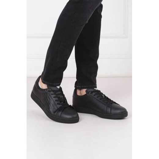 EA7 Skórzane trampki 46 Gomez Fashion Store okazyjna cena