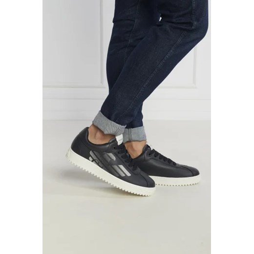 Buty sportowe męskie Emporio Armani z tworzywa sztucznego