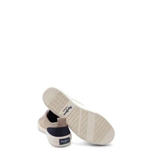 Pepe Jeans London Trampki ALLEN FLAG | z dodatkiem skóry 44 Gomez Fashion Store wyprzedaż
