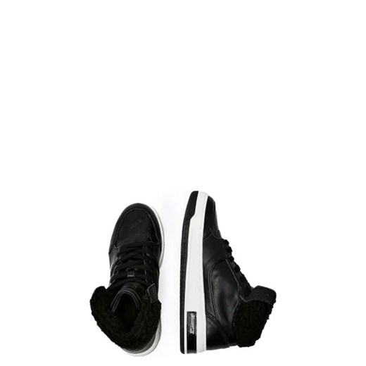 Buty sportowe damskie Guess sneakersy czarne z tworzywa sztucznego 