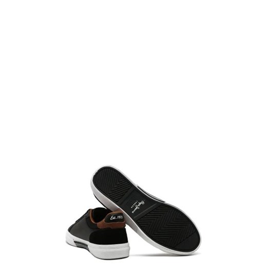 Pepe Jeans London Trampki KENTON | z dodatkiem skóry 42 promocyjna cena Gomez Fashion Store