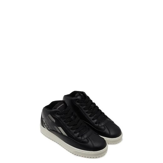Buty sportowe męskie Emporio Armani wiązane czarne jesienne