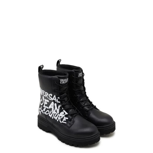 Versace Jeans Couture Skórzane buty wysokie 45 okazja Gomez Fashion Store