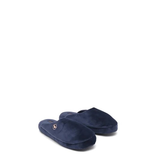 Kapcie damskie Emporio Armani z tkaniny na zimę