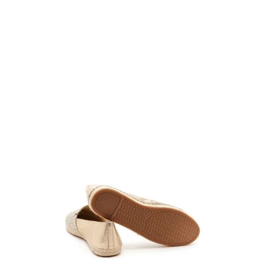 Espadryle damskie Michael Kors beżowe na lato z tkaniny