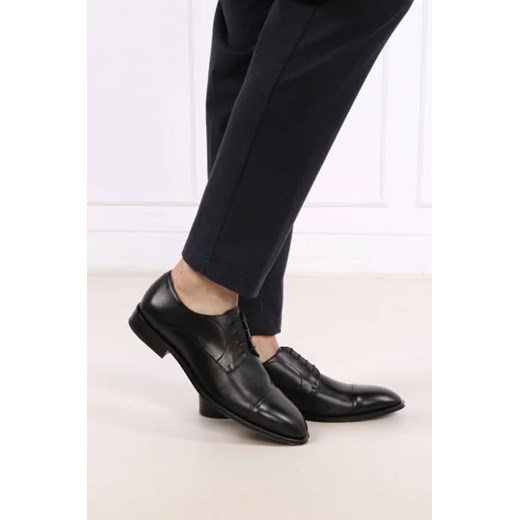 BOSS BLACK Skórzane derby Derrek 45 Gomez Fashion Store okazyjna cena