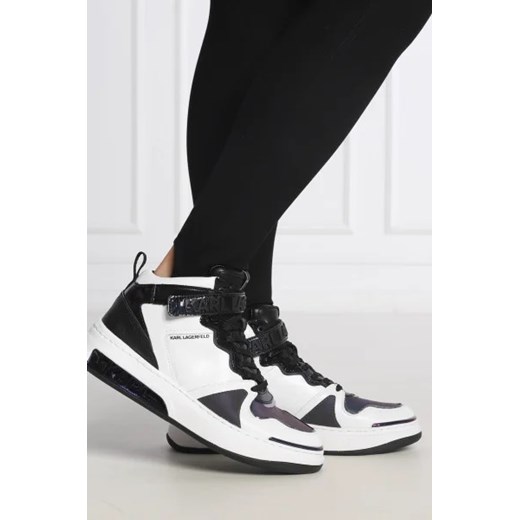 Buty sportowe damskie Karl Lagerfeld sneakersy z tworzywa sztucznego