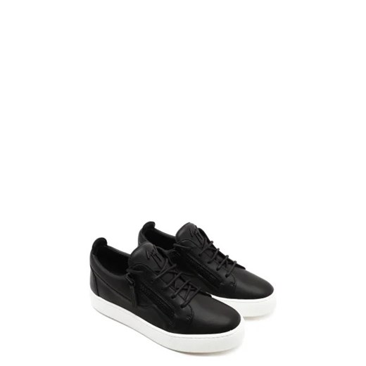 Giuseppe Zanotti Skórzane trampki LOGOBALL Giuseppe Zanotti 45 okazja Gomez Fashion Store